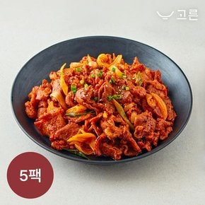 [고른] 고추장제육볶음 500g 5팩 (1팩, 2인분)