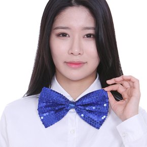 나비넥타이 반짝이넥타이 리본 보타이 중 블루