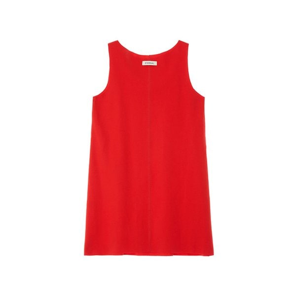 Sleeveless Mini Dress _ RED