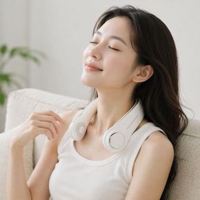 무선 목선풍기 넥팬 넥밴드 목에거는 목걸이형 선풍기 넥풍기 목풍기 충전식