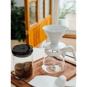 V60 Coffee Server Drip Set Pearl Grey 1~4인용 / VCSD-02-PGR