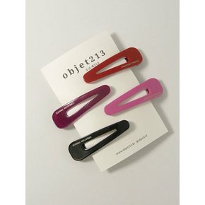 레드무드 스몰 빈티지 클립 Red Mood Small Vintage Hair Clip