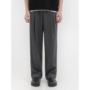 P003 BANDING WIDE SLACKS_CHARCOAL