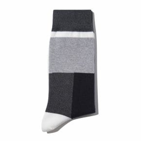 Navy Block socks_CALAX25104NYX