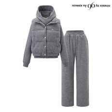 나인식스뉴욕 쓰리피스 융털 자켓 베스트 점퍼 팬츠 셋업 (NP4OW011L0)