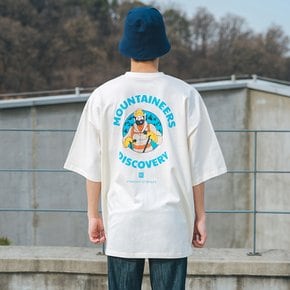 [alvinclo_enormous] XL~4XL 빅사이즈 마운틴 클라이머 오버핏 반팔티 BE53863 (3 COLOR)