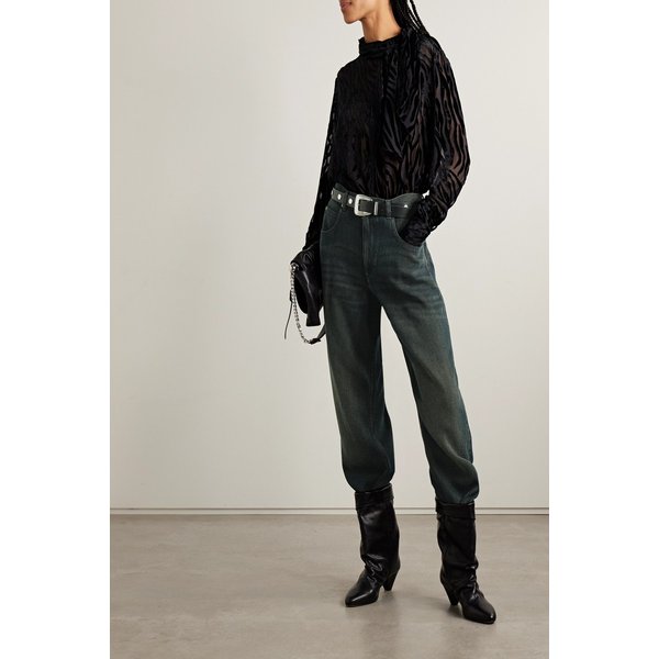 제니 하이웨이스트 스트레이트 진 46376663162989411