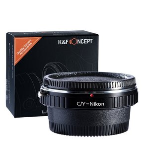 K&F CY-NIKON Contax Yashica SLR CY마운트 렌즈-Nikon F마운트 장착용 렌즈 어댑터 링 렌즈