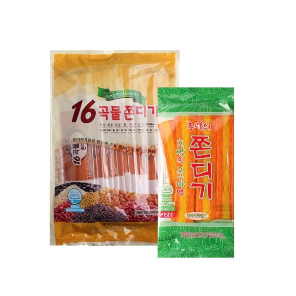 16곡물 쫀드기200g+무지개 쫀드기120g 1개씩
