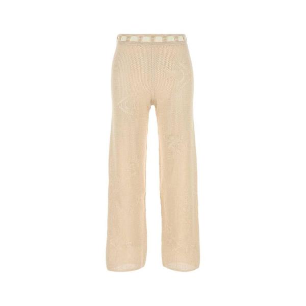 확대된 대표 보디 스트레이트 팬츠 WRS25KT030 CREAM Beige o Tan