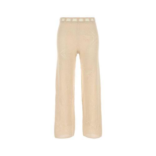 보디 스트레이트 팬츠 WRS25KT030 CREAM Beige o Tan