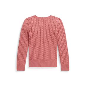 폴로 키즈 여아 2-6세 미니 케이블 코튼 카디건(CWPOSWER6820603650)