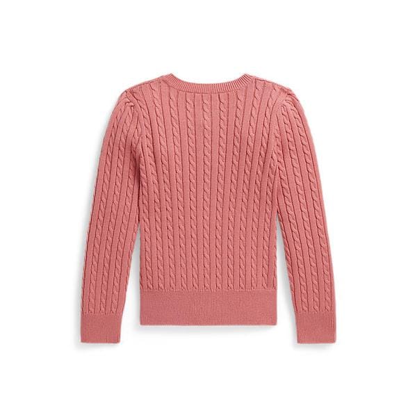 폴로 키즈 여아 2-6세 미니 케이블 코튼 카디건(CWPOSWER6820603650)