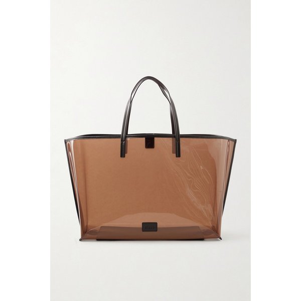 스타우드 크리스토스 라지 가죽 트리밍 PVC 토트백 46376663163027497