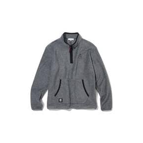 M T-LINE FLEECE HALF ZIP-UP LS HIGHNECK 멜란지그레이 EVR LS3XA73M MG