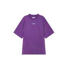 [23SS] [BASIC] 퍼플 박스 로고 공용 반팔 티셔츠 CSTS3E002U2