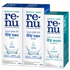 리뉴 후레쉬 500ml*2 + 센서티브 355ml [의약외품]