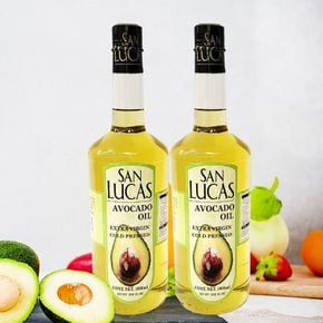 San-Lucas 아보카도오일 1L x 2병 엑스트라버진 냉압착 아보카드오일 기름 아보카..[34642060]