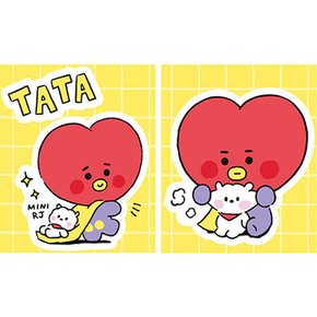 DIY 보석십자수 BTS 굿즈 데코 스티커 BT21 버디 타타 9.5x11