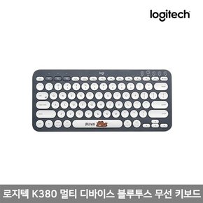 【해외직구】로지텍 K380 멀티 디바이스 무선 키보드 미개봉 정품 /블루투스 연결