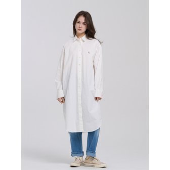 레브하티드 Unison Shirt Dress - Ivory