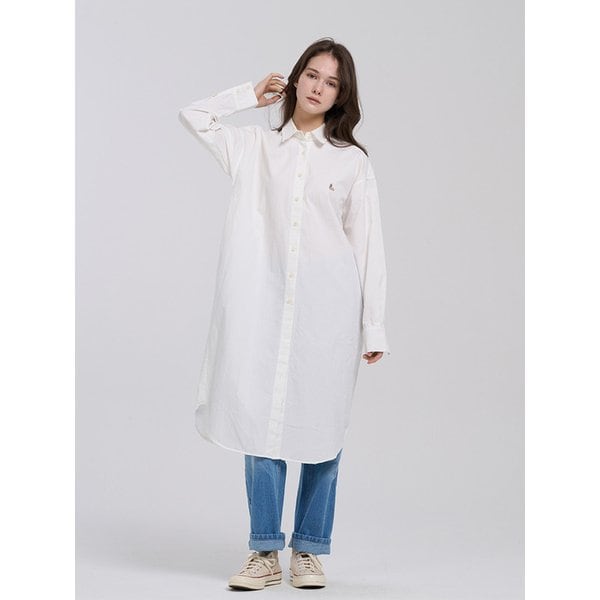 Unison Shirt Dress - Ivory
