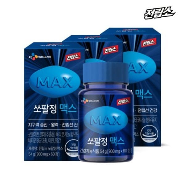 CJ웰케어 전립소 쏘팔정 맥스 3박스 / 3개월분