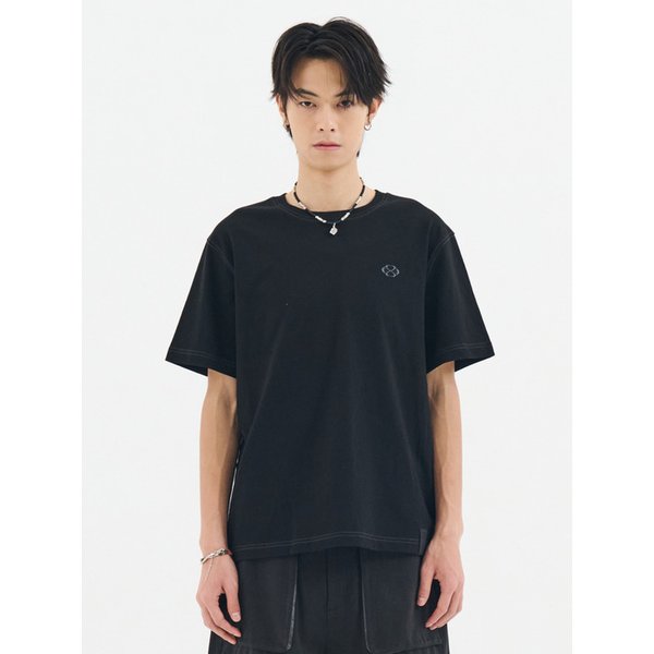 SEMI OVERFIT SYMBOL COMFY T-SHIRT (BLACK)