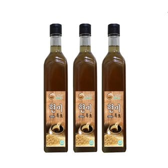 초사랑 현미흑초 500ml x 3병