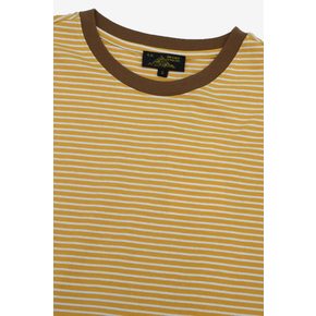 Cotton Stripe T-shirt_VER.2_YELLOW_ LSTD0TS02W