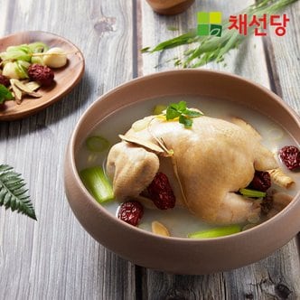 인정식탁 [채선당] 국내산 닭으로 만든 인삼삼계탕 1kg x 6