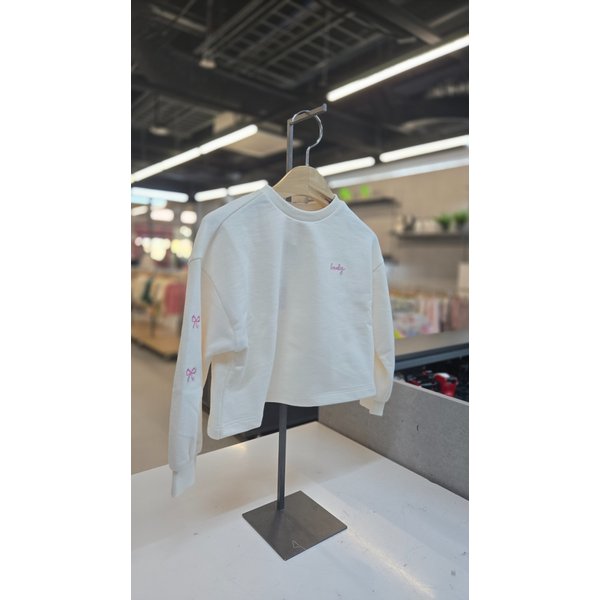 [파주점] (IV)   리본 크롭  맨투맨   85A1933274