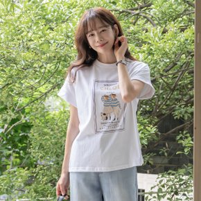 클레언 프린팅 반팔 티셔츠