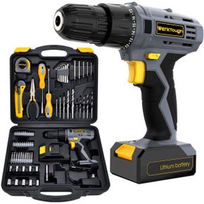 영국 블랙앤데커 드릴세트 Werktough 77PCS 18/20V Cordless Drill Screwdriver Tool Set in Too