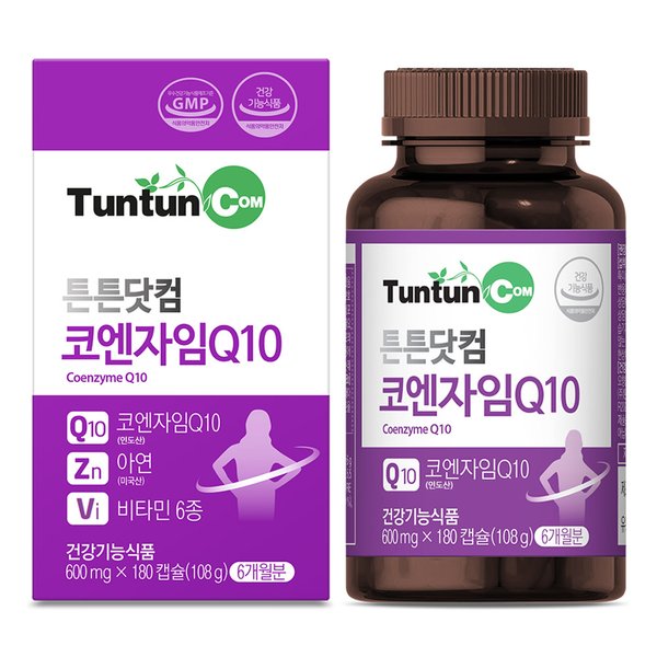 코엔자임 Q10 (6개월분) 코큐텐 100 mg 함유 / 복합 8종 건강기능식품