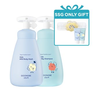 궁중비책 실키 샴푸 300ml + 마일드 바디워시 300ml +[GIFT]헤어밴드,컨디셔너30ml,바디로션30ml