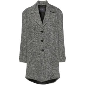 Coat D456D344BWV  T4501 BLACK/WHITE