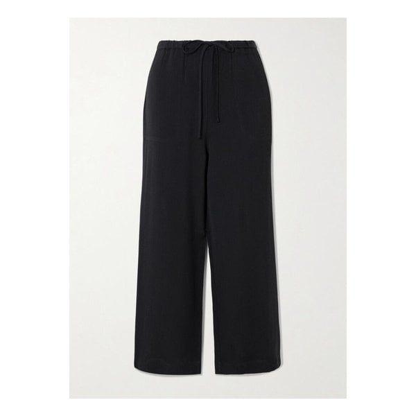 스트라이프 자카드 와이드 팬츠 블랙 1647597357658632