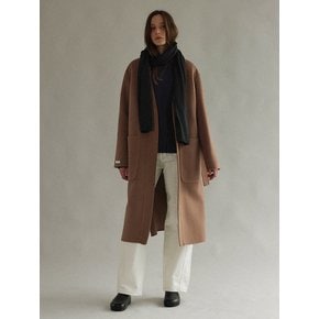 Mary wool handmade coat_brown