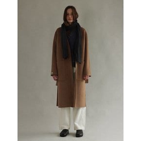 Mary wool handmade coat_brown