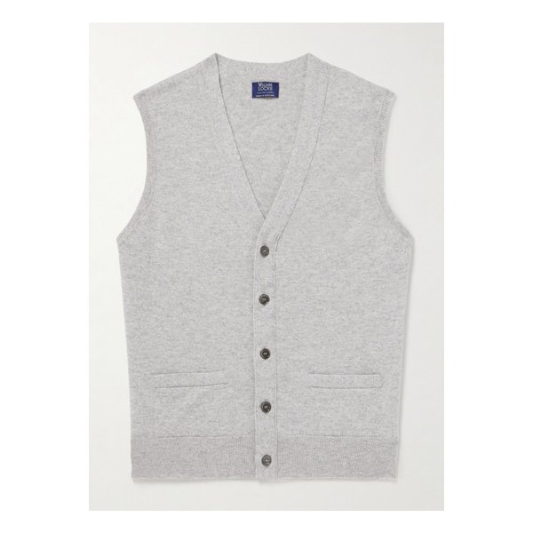 윌리엄 로키 옥스턴 캐시미어 스웨터 베스트 그레이 1647597356221083
