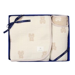 [압소바 26년FW 아기출산백일선물]치코수면조끼+블랭킷 2세트(AB27A1VE01/AB27A5BL02)크림