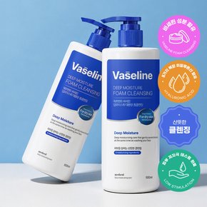 바세린 폼클렌징 500ml x 1개 대용량 약알칼리 클렌징폼 세안제 폼클렌저 버블 거품
