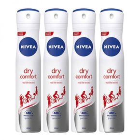 데오드란트 스프레이 드라이콤포트 200ml 4개