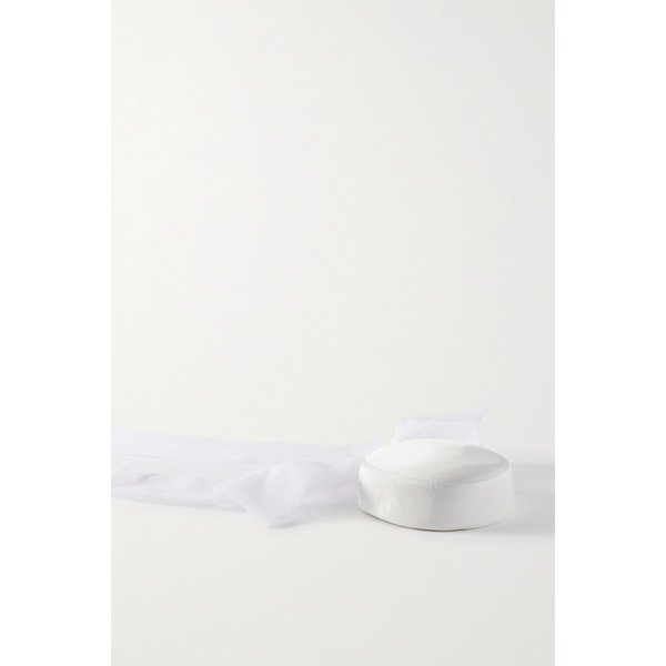 메종미쉘 Jackie Bow-detailed Tulle, Satin And Wool-felt Hat 화이트 46376663162616514
