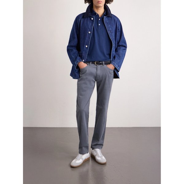 피터 밀러 시그니처 스트레이트 코튼 블렌드 새틴 팬츠 46376663163005973