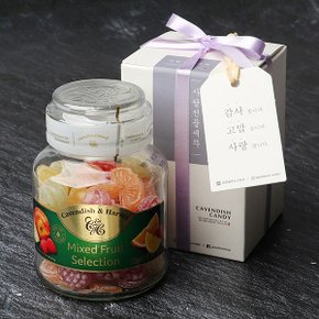 [선물케이스포장]캐빈디쉬 하비 과일맛 병사탕 300g (병)