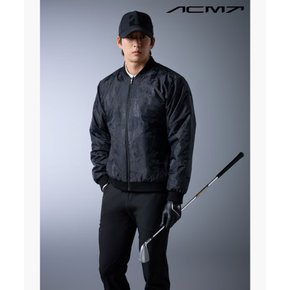 [가격인하][데상트골프 공식] 아크먼트(ACMT) 남성 자카드 블루종 패딩 점퍼