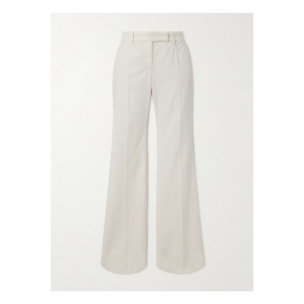 브루넬로쿠치넬리 코튼 혼방 트윌 플레어 팬츠 크림 1647597355286272