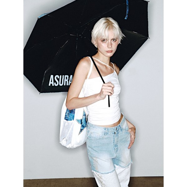 [리퍼브]DENIM STAR UMBRELLA [BLUE PRINT]